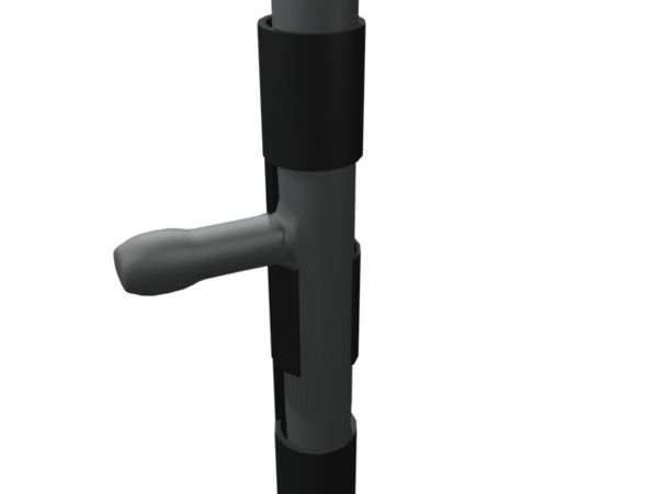 3d door latch model - door latch.3DS by Animation Anchor Line